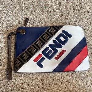 Fendi Mania Medium Clutch